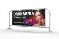 Baner reklamowy plandeka 2x1m ekonomiczny kreator Canva