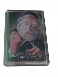 Magnes Żyd na szczęście pieniądze prezent obrazek podarunek upominek gift