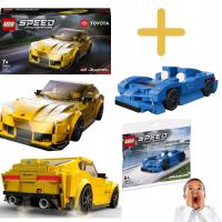 LEGO Speed Champions 76901 Toyota GR Supra + Lego 30343 McLaren Elva ZESTAW