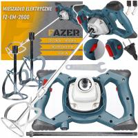 Смеситель для бетона, электрический смеситель для краски 2600 Вт x2