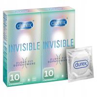Дюрекс презервативы 20 Invisible close fit КОМПЛЕКТ