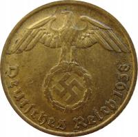 3053. Niemcy III Rzesza 5 Reichspfennig 1938 B