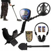 LCD WYKRYWACZ METALI REGULOWANYM SKŁADANY Z 10'' CEWKĄ PREMIUM MD-810