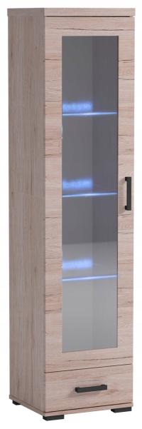 Witryna wysoka półki dużo kolorów KAMA