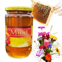 Miód Wielokwiatowy 1 kg z Pasieki Świeży Zbiór 2025r