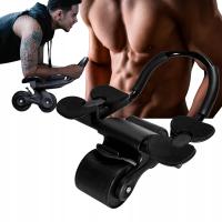 ROLLER TRENAŻER ABS NA MIĘŚNIE BRZUCHA PILATES FITNESS KOŁO DO ĆWICZEŃ MATA