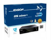 Edision OS NINO+ Full HD Linux E2 odbiornik H.265/HEVC (1 x DVB-S2, 1 x DVB-T2/C, Wi-Fi onboard, Bluetooth onboard, 2 x USB, HDMI, LAN, Linux, czytnik kart), czarny