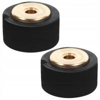 STOPKI ANTYWIBRACYJNE GUMOWE DO SPRZĘTU AUDIO, 2 SZTUKI, 13MM