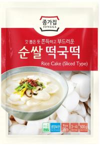 Kluski ryżowe do Tteokbokki, owalne 500g - Jongga