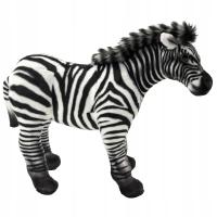 ZWIERZĘTA ZOO SAFARI DZIKIE ZWIERZĄTKA MASKOTKA PLUSZOWA ZEBRA 36 CM
