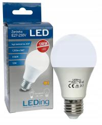 ŻARÓWKA LED 10W 1200lm E27 5500K zimna LEDING