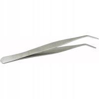 Pęseta 18cm Zakrzywiona Uniwersalna Pinceta do Modelarstwa i Elektroniki