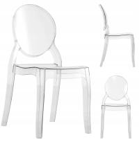 Krzesło ELU transparentne inspirowane typu GHOST