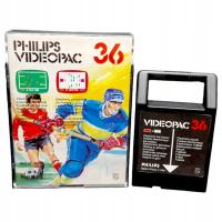 Philips Videopac 36 Electronic Soccer i Ice Hockey gry retro G7000