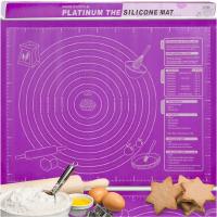 STOLNICA SILIKONOWA MATA PODKŁADKA CIASTA KUCHENNA PODZIAŁKA DUŻA XXL 60x45