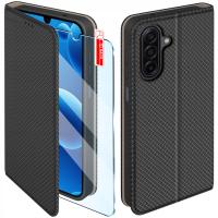 Etui z klapką KrainaGSM do Samsung Galaxy A17 5G czarny