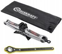 Podnośnik trapezowy Forcekraft 2T z gumową podkładką 115-400 mm