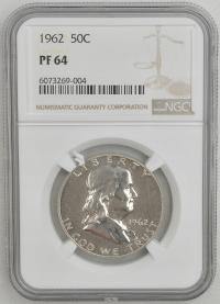 17.vv.USA, 1/2 DOLARA 1962 NGC PF64