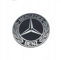 Наклейка эмблема MERCEDES VINTAGE Silver 60 мм
