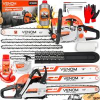 PIŁA SPALINOWA PILARKA ŁAŃCUCHOWA 5,7KM 58CC 4xŁAŃCUCH 2xPROWADNICE 16' 18'