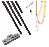 PANEL LAMPA OŚWIETLENIE LAMELI KPL. 4XMOD. 12V CBL