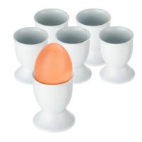 Białe kieliszki do jajek zestaw 6 kieliszków porcelanowych Altom Design