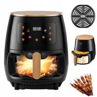 FRYTKOWNICA BEZTŁUSZCZOWA AIR FRYER MOCNA DUŻA MISA FRYTOWNICA 4 PROGRAMÓW