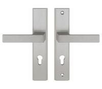 Klamka zewnętrzna TOTAL Metal-Bud INOX na wkładkę, Rozstaw 72 mm