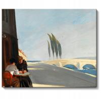 Edward Hopper - Le Bistro or The Wine Shop, 100x83
