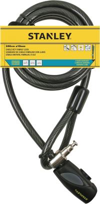 Zapięcie rowerowe na klucz Stanley S741-159 10mm x 240cm