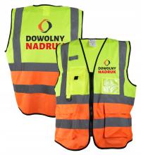 ЖИЛЕТ С ПРИНТОМ СПЕРЕДИ И СЗАДИ