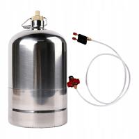Butelka gazowa ze stali nierdzewnej Nadmuchiwany zbiornik do przechowywania kanistra z gazem 1.5L