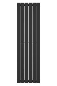 Grzejnik panelowy pionowy 1600x468 czarny - wersja pojedyncza