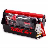 SKRZYNKA Z NARZĘDZIAMI DLA DZIECI WIERTARKA MŁOTEK