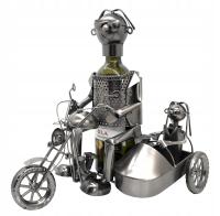 Dekoracyjny stojak na butelkę wino gadżet na Sylwester 