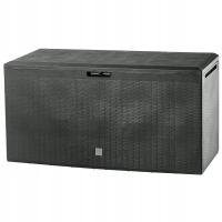 SKRZYNIA OGRODOWA BALKONOWA KUFER 290L DO OGRODU BALKON TARAS ANTRACYT