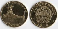 NAURU 2016 5 DOLLARS HMS ROYAL OAK