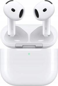 Słuchawki bezprzewodowe douszne Apple AirPods 4 ANC Bluetooth białe