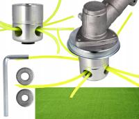 GŁOWICA ŻYŁKOWA ALUMINIOWA DO KOSY PODKASZARKI KOSIARKI PAJĄK Z ŻYŁKĄ