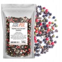 PIEPRZ KOLOROWY ZIARNISTY 100g Aromatyczny naturalny ziarno jakość Kol-Pol