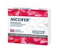 Ascofer Железо 50 таблеток препарат
