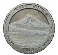 25 Centów 2010 USA - Las Narodowy Mount Hood - Srebro (21-22)