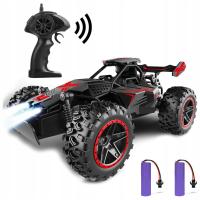 SAMOCHÓD ZDALNIE STEROWANY TERENOWY RC DUŻY DLA DZIECI 2,4GHz 2 AKUMULATORY