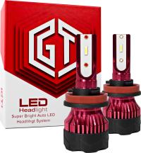 ŻARÓWKI LED H11 H9 GT COB +300% SUPER MOCNA ŻARÓWKA 16000lm Zimna Biel