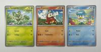 Karty Pokemon TCG | Sprigatito 013 Fuecoco 036 Quaxly 052 | SVI startery