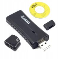USB 2.0 GRABBER HDMI AUDIO HD Capture WIN10 przechwytywanie obrazu