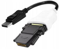 Adapter Przejściówka HDMI na DISPLAYPORT albo DP na DVI + HDMI na DVI