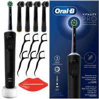 ЭЛЕКТРИЧЕСКАЯ ЗУБНАЯ ЩЕТКА ORAL-B VITALITY BLACK TIP EXTRAS