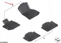 Напольные коврики BMW X3 G45 20d 30e M50 Оригинал 51475b3c4e5