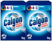 Calgon 4w1 Proszek odkamieniacz do czyszczenia pralki 2 kg 40 prań